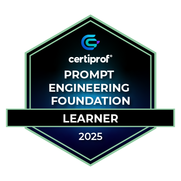 Prompt Engineering Foundation Learner 2025 badge