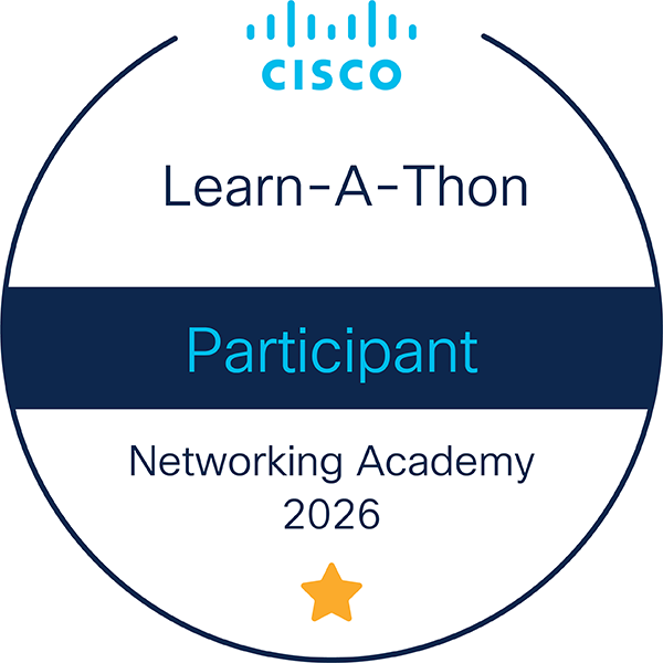 Cisco Networking Academy Learn-A-Thon 2026 badge